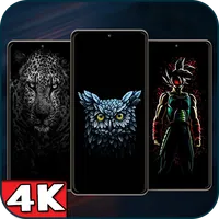 Black wallpaper HD-Autochanger icon