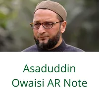 Asaduddin Owaisi AR Note icon
