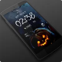 Halloween Spooky Digital Clock icon