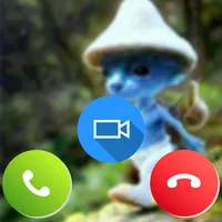 Smurf Cat Mushroom Fake Call icon