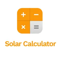 Solar calculator icon