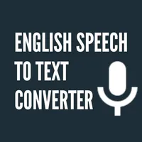 English speech to text convert icon
