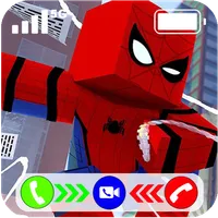 Spider Hero Man  Fake Call icon