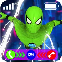 Spider Hero Man Fake Call icon