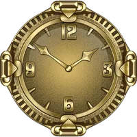 Gold Clock widget icon