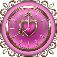 Pink Love Clock Widget Collect icon