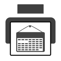Old Calendar Printer icon