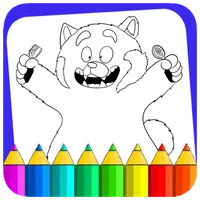 Turning Red Coloring Book icon