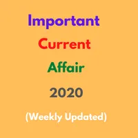 Important Current Affairs 2020 icon