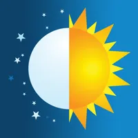 sunrise and sunset calendar icon