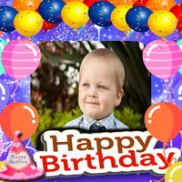 Happy Birthday Photo Frame icon