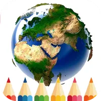 Colorful World: Map Coloring icon