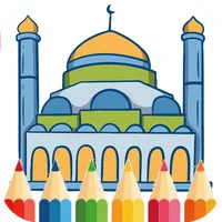 Coloring Beautiful Mosques icon