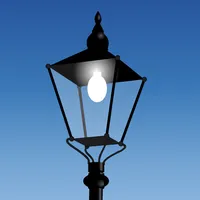 History of electric light icon