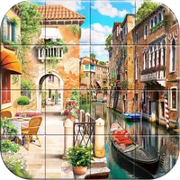 Tile Puzzle Peaceful Places icon