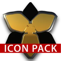 NEMESIS HD Icon Pack gold blac icon