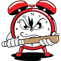 Evil insult alarm clock icon