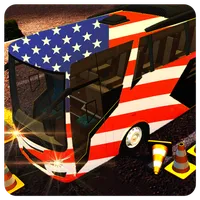 City Coach Bus Parking Game icon
