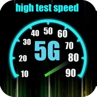 speed test debit internet icon