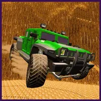 Offroad jeep hilux 4x4 mountai icon