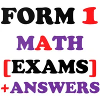 Form 1 Math Exams + Answers icon