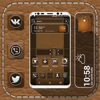 Leather Launcher Theme icon