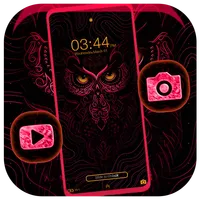 Owl Pink Dark Theme icon