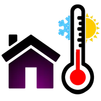 Thermometer Room Temp. inside icon