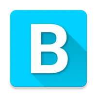 Blue Words, Stylish Fonts text icon