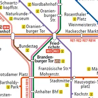 Berlin Subway Map (U Bahn and  icon