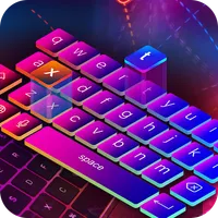 Neon Led Keyboard Photo, Emoji icon