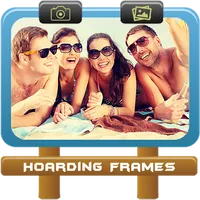 Hoarding  & Banner photo frame icon