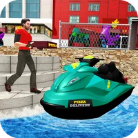 Pizza Delivery Jet Ski Fun icon