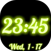 Large Digital Clock Display icon