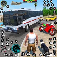 Coach Bus Driving : Bus Games icon