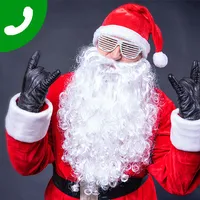 Santa Family Call you icon