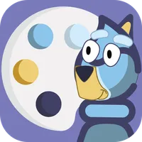 Bluey coloring book icon