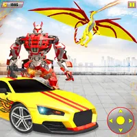 Flying Dragon Robot Car Game icon