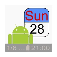 Date in Notification - Status icon