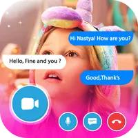 Nastya Fake Video Call Chat icon