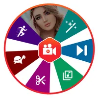 Video maker with music editor icon