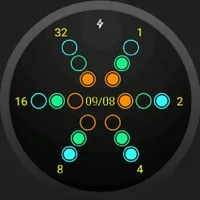 Binary watch face icon