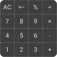 Simple Calculator big display icon