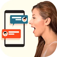 Voice SMS, Type SMS by voice icon