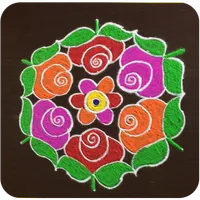 Simple rangoli design Hindi vi icon