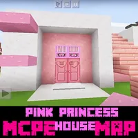 Girls Pink Princess House MCPE icon