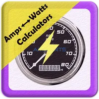 Electrical: amp-watt convertor icon