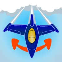 Spin flight 3D icon