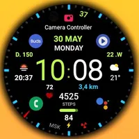 Black practical MOD Watch face icon