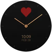 Love Gold minimal watch face icon